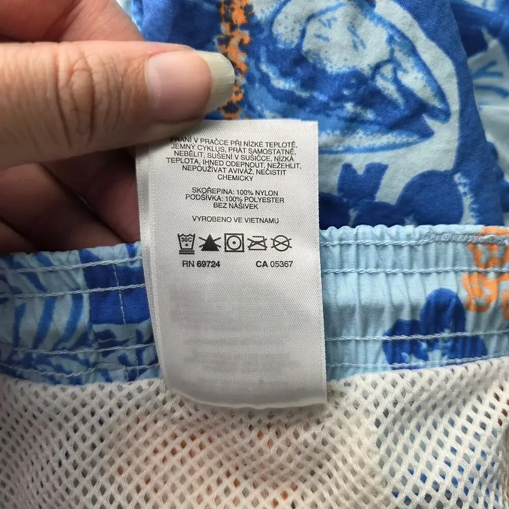 Columbia Mens Large Blue PFG Super Backcast Water Short Omni Shade UPF50 FM1107